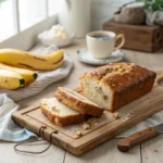 Cottage Cheese Banana Bread Sliced